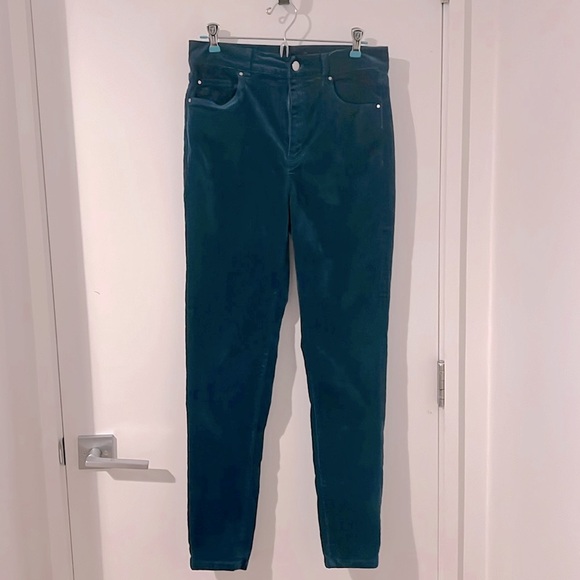 Ann Taylor Deep Teal Blue Brushed Cords - Picture 1 of 6